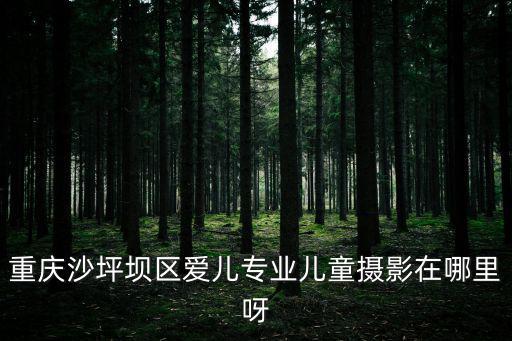 重慶沙坪壩區愛兒專業兒童攝影在哪里呀