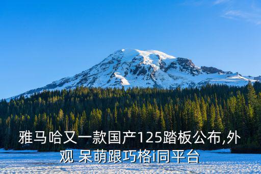 雅馬哈又一款國產125踏板公布,外觀 呆萌跟巧格i同平臺