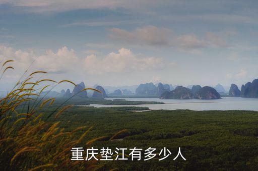 重慶墊江有多少人