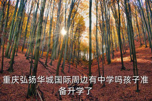 重慶弘揚(yáng)華城國(guó)際周邊有中學(xué)嗎孩子準(zhǔn)備升學(xué)了