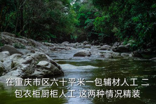 在重慶市區六十平米一包輔材人工 二包衣柜廚柜人工 這兩種情況精裝