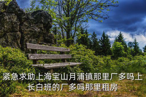 緊急求助上海寶山月浦鎮那里廠多嗎上長白班的廠多嗎那里租房