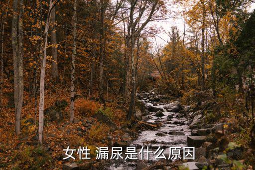  女性 漏尿是什么原因