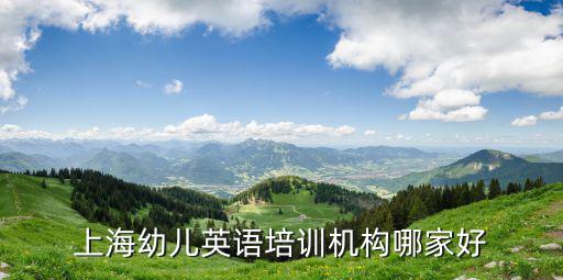上海市幼兒教育培訓(xùn)機(jī)構(gòu)，上海幼兒英語培訓(xùn)機(jī)構(gòu)哪家好