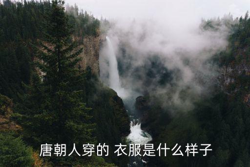 唐朝衣服,唐朝天子的服裝細節要求特別提出來