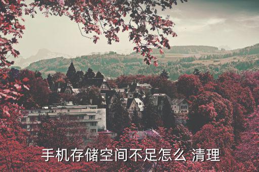 手機內存不足怎么清理
