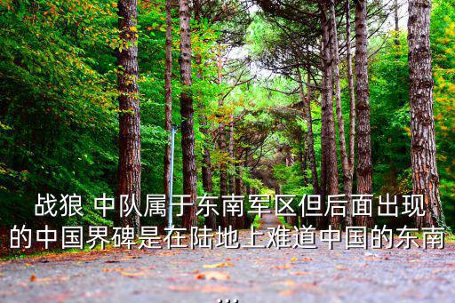  戰(zhàn)狼 中隊(duì)屬于東南軍區(qū)但后面出現(xiàn)的中國(guó)界碑是在陸地上難道中國(guó)的東南...
