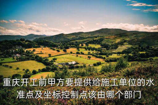 重慶開工前甲方要提供給施工單位的水準點及坐標控制點該由哪個部門