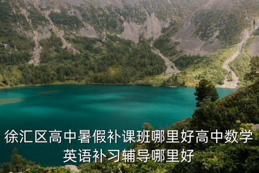 徐匯區(qū)高中暑假補課班哪里好高中數(shù)學英語補習輔導哪里好