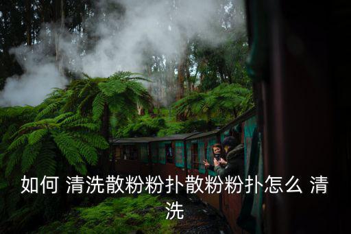 如何 清洗散粉粉撲散粉粉撲怎么 清洗