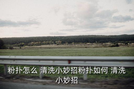 粉撲怎么 清洗小妙招粉撲如何 清洗小妙招