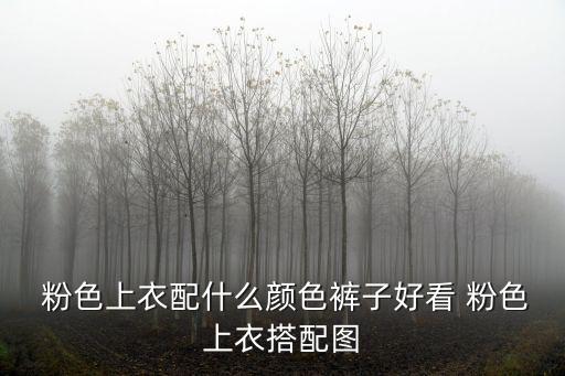  粉色上衣配什么顏色褲子好看 粉色上衣搭配圖