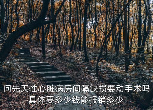 問先天性心臟病房間隔缺損要動手術嗎具體要多少錢能報銷多少