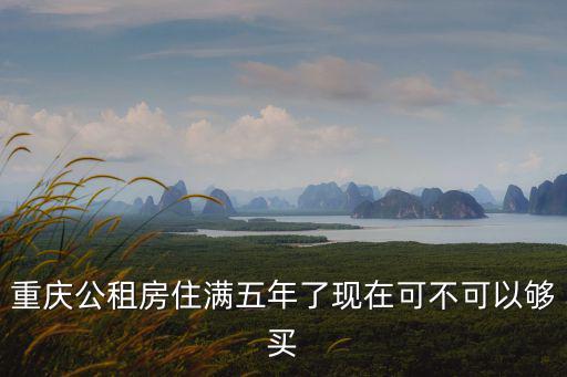 重慶公租房住滿五年了現在可不可以夠買
