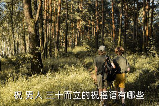 男人三十而立,男人三十而立