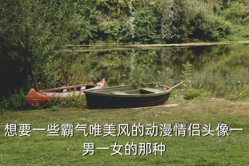 想要一些霸氣唯美風的動漫情侶頭像一男一女的那種