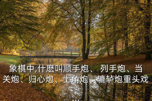 列手炮,列手槍和炮局不同看法不一樣
