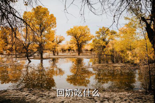  回奶吃什么