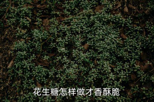 花生糖怎樣做才香酥脆