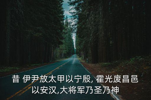 伊尹霍光,伊尹尹光飾演漢朝上官太后廢黜何