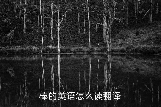 棒的英語怎么讀翻譯