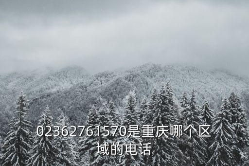 02362761570是重慶哪個區域的電話