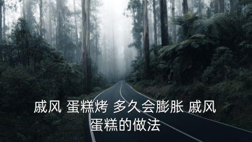  戚風(fēng) 蛋糕烤 多久會(huì)膨脹 戚風(fēng) 蛋糕的做法