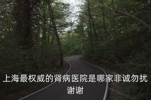 上海最權威的腎病醫院是哪家非誠勿擾謝謝