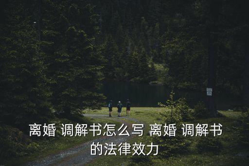 離婚調解書,調解離婚案件可不制作離婚調解書