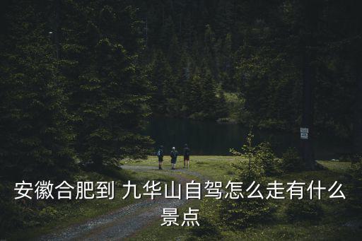 九華山自駕游攻略,九華山景區門票免費開放領取