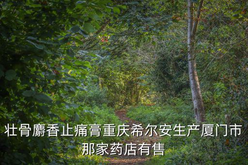 壯骨麝香止痛膏重慶希爾安生產廈門市那家藥店有售