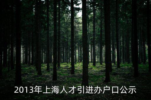 上海市落戶公示名單，上海人才引進落戶