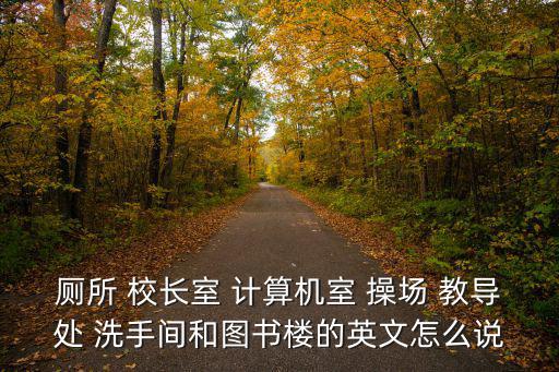 廁所 校長室 計算機室 操場 教導處 洗手間和圖書樓的英文怎么說