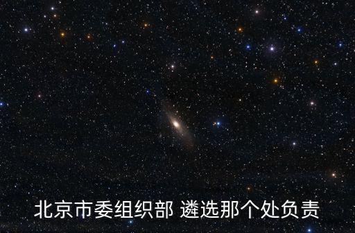 北京市委組織部 遴選那個(gè)處負(fù)責(zé)