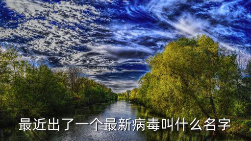 最近出了一個(gè)最新病毒叫什么名字