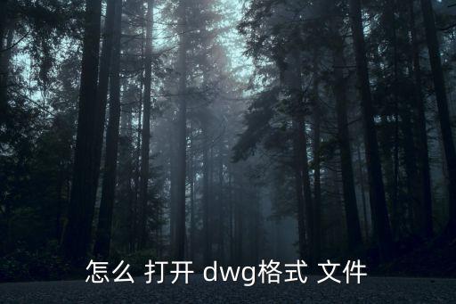 dwg文件怎么打開(kāi),如何用手機(jī)查看dwg文件?