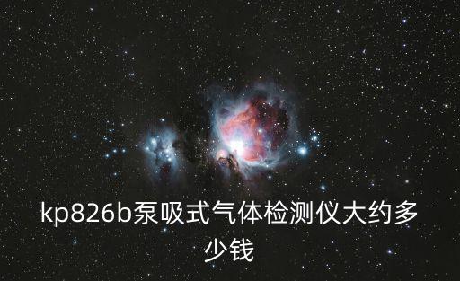 kp826b泵吸式氣體檢測(cè)儀大約多少錢