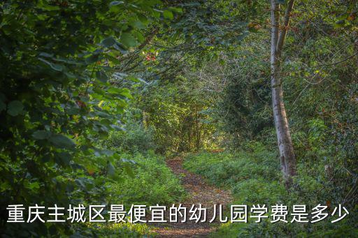 重慶主城區最便宜的幼兒園學費是多少