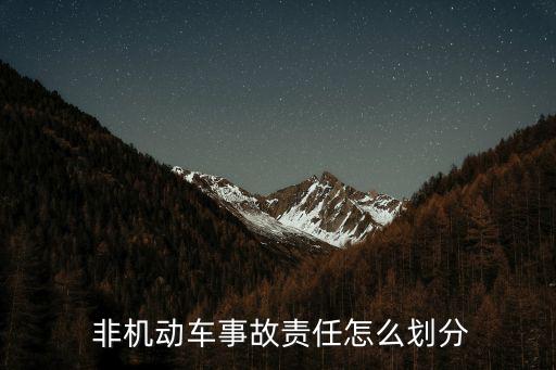 非機動車交通事故,非機動車與行人交通事故如何處理?