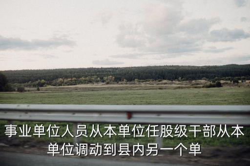 股級干部任職程序，企業干部任命的程序