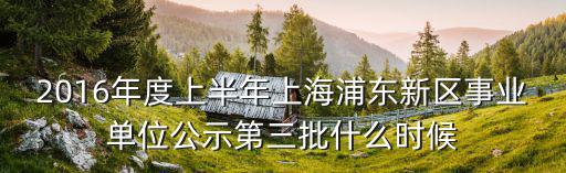 上海市事業單位公開，上海事業單位面試名單