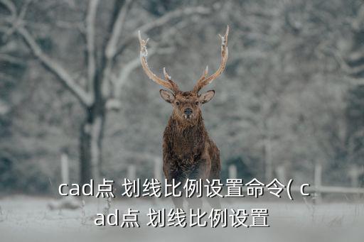 cad點劃線,怎么用caddot劃線比例設置更多?