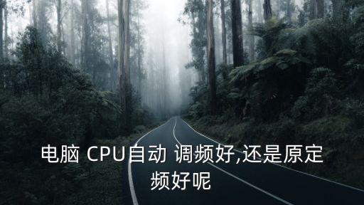 電腦 CPU自動 調(diào)頻好,還是原定頻好呢