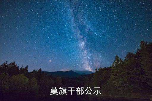 莫旗干部公示