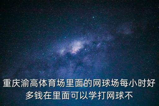 重慶渝高體育場里面的網球場每小時好多錢在里面可以學打網球不