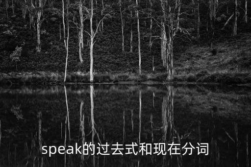 speak的過去式和過去分詞，speak的過去式過去分詞現(xiàn)在分詞