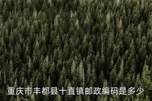 重慶市豐都縣十直鎮郵政編碼是多少