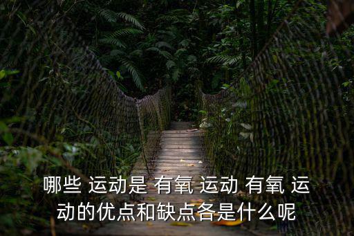 哪些 運動是 有氧 運動 有氧 運動的優點和缺點各是什么呢