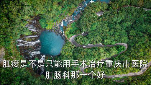 重慶市史一植，肛瘺是不是只能用手術治療重慶市醫院肛腸科那一個好