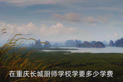 在重慶長城廚師學校學要多少學費